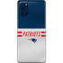 NFL New England Patriots White Striped Galaxy S20 Plus Skin
